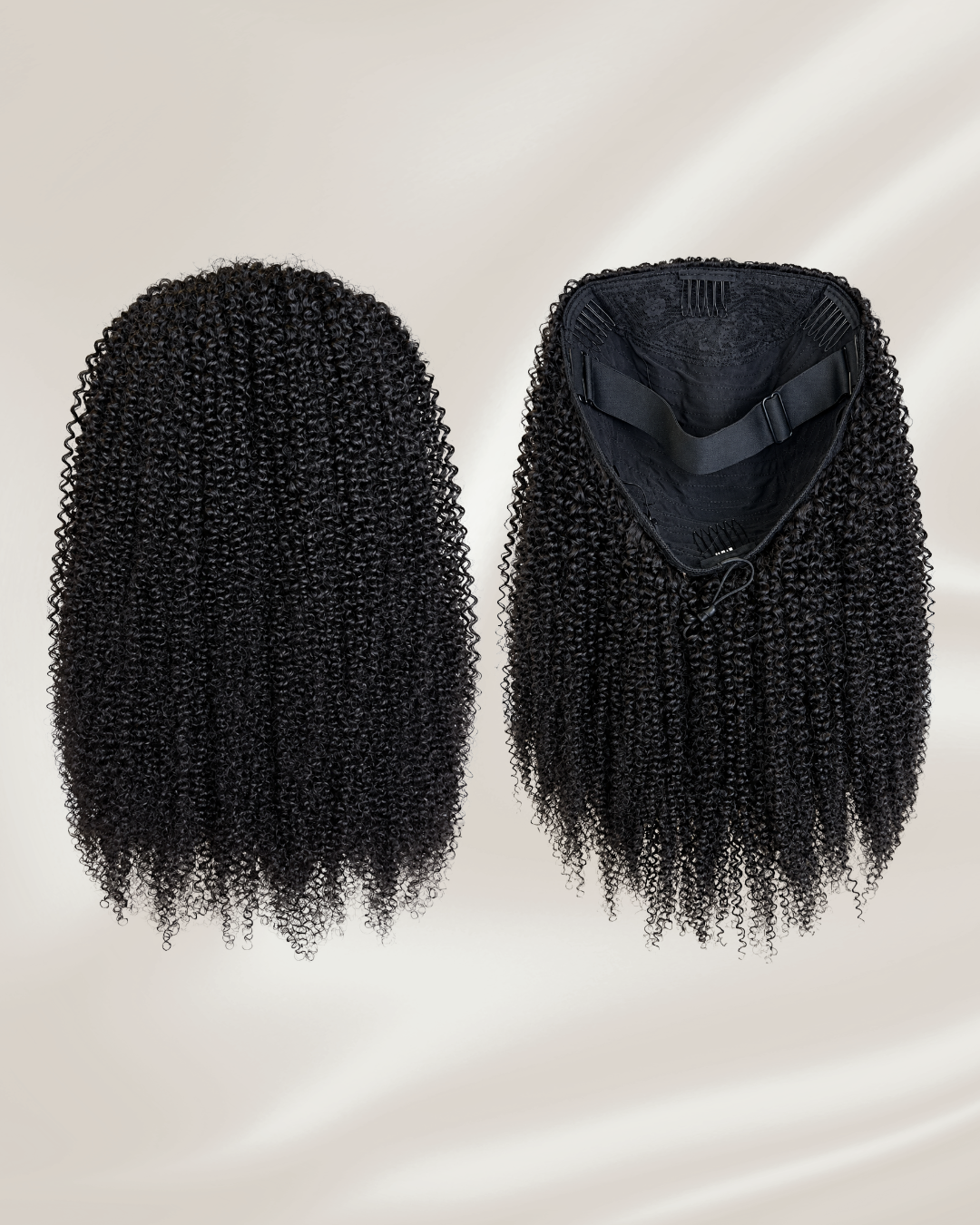 Ebony Half Wig